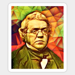 William Makepeace Thackeray Snow Portrait | William Makepeace Thackeray Artwork 8 Magnet